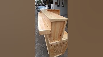 Meja Bar/Minibar Warkop Jati Belanda Palet Pinus Kekinian