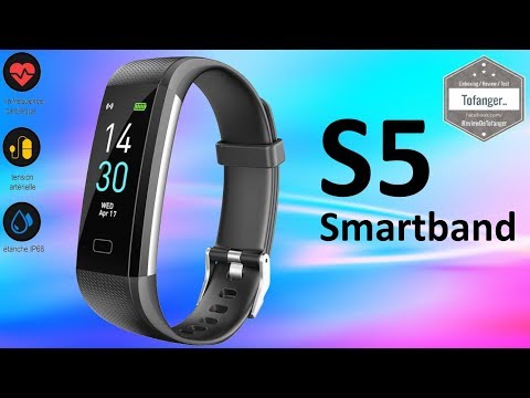 S5 Runmifit smartwatch - MROTY Connected Watch - RunMiFit App - IP68 Smartband - Unboxing