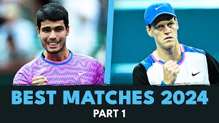Best ATP Tennis Matches Of 2024 | Part 1