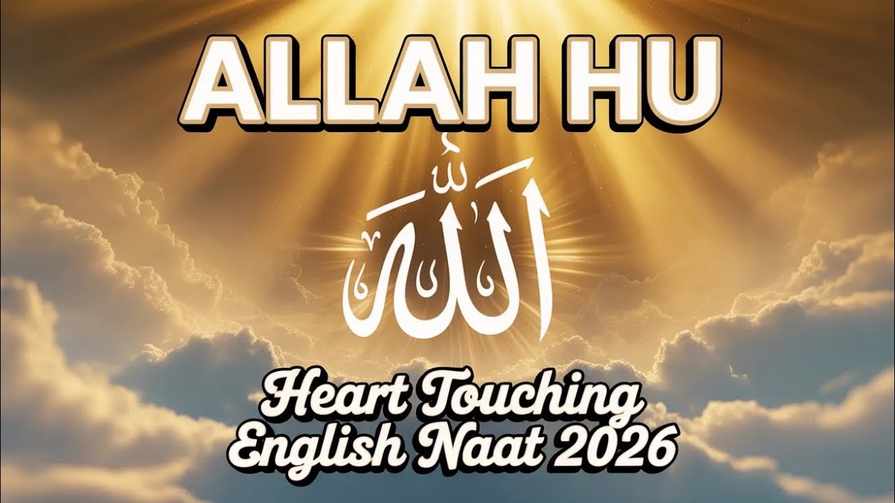 ALLAH HU – Most Powerful English Naat 2026 | Heart Touching Nasheed