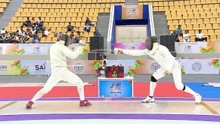 FENCING 🤺 Senior Men's Epee, Quarter FINAL - Khelo India University Games 2022