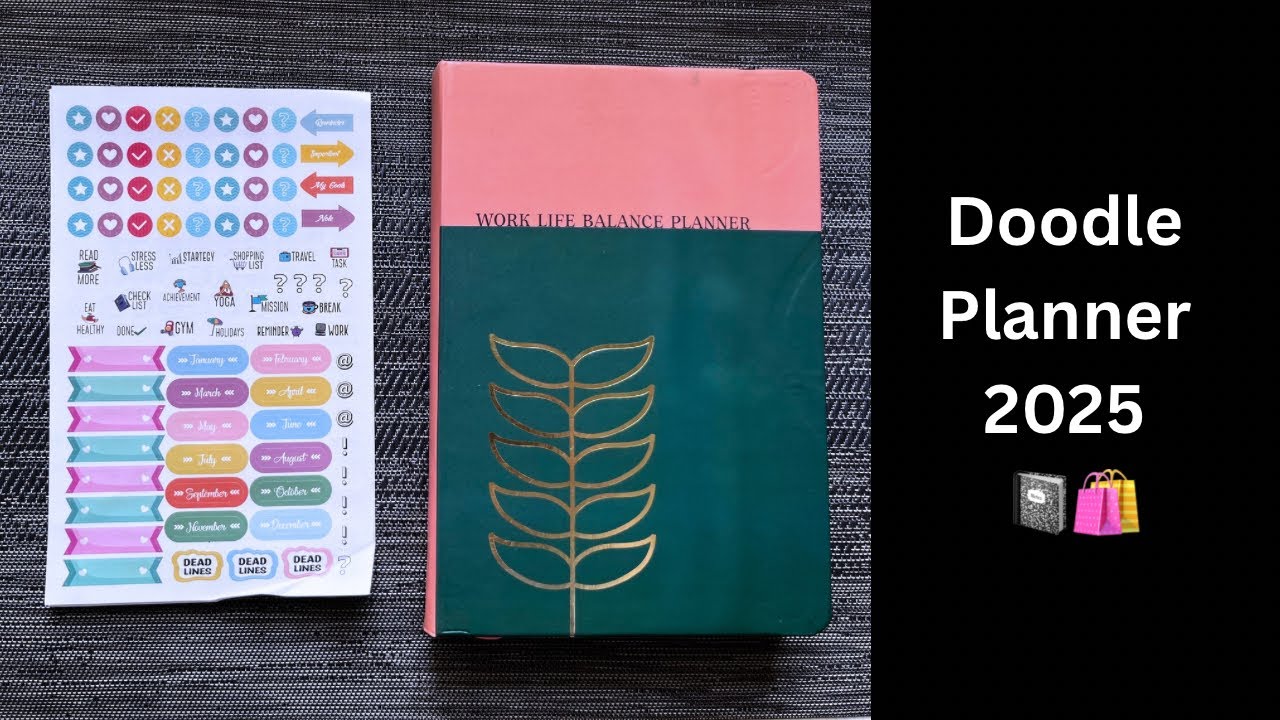 Doodle 2025 Work Life Balance Planner | Undated Planner 🌿☕️📓 ...