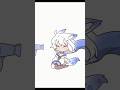 ○し屋のオオカミに水をかけてみた結果… #shorts #vtuber #anime #ルルベル