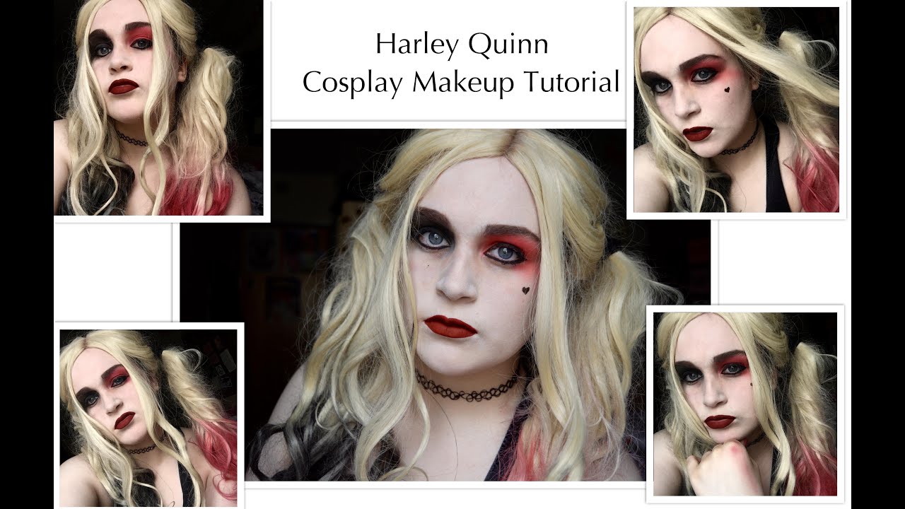 Harley Quinn Quick And Easy Makeup Tutorial Suicide Squad Arkham