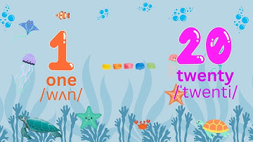 Dạy bé học đếm số từ 1 đến 20 | Số đếm Tiếng Anh | English numbers 1 - 20 | Counting to 20 | Math