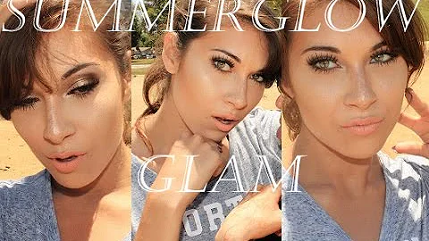 SUMMER GLOW MAKEUP TUTORIAL | GLOWING DEWY SKIN | ...