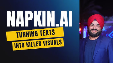 This AI Turns Plain Text into Killer Visuals | Napkin AI Demo