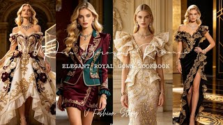 Elegant Royal Gown Lookbook | Modern Baroque Romance 