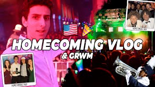 HOMECOMING at an American School - GRWM Vlog