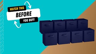 Storage Cubes - 11 Inch Cube Storage Bins (Set of 8)