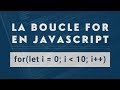 Comprendre la boucle for en javascript