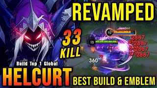 BACK TO META!! 33 Kills Helcurt Revamp Best Build and Emblem!! - Build Top 1 Global Helcurt ~ MLBB screenshot 3