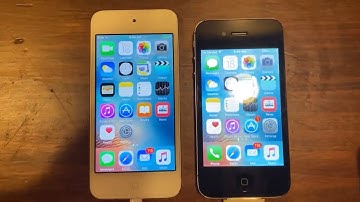 iPhone 4s Vs iPod touch 5th generation on iOS 9.3.5 and iOS 9.3.6