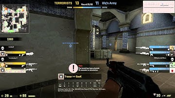 wall hacking in CS GO caught red handed