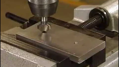 Conisch verzinken van kleine gaten