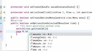 Android Application Development   52   Making MenuItems do something