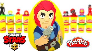 Huevo Sorpresa Gigante de Brawl Stars Colt en Español de Plastilina Play Doh