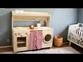 How to Build a Child’s Mud Kitchen || Wooden Kids Play Kitchen || Polkilo