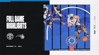 FULL GAME HIGHLIGHTS: NUGGETS VS. MAGIC