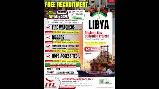 JOB OPENING – 🇱🇾 #Libya