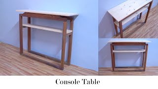 Membuat Meja Konsul atau DIY Console Table