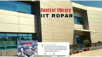 Central library tour video | IIT Ropar | Vlog | #missiitian #iitropar #centrallibrary