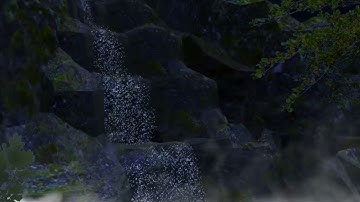 how to make a waterfall in prisma 3d like blender❤vasudhara fall of badrinath movie🌹.particle effect