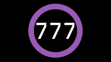 777-Second Countdown Timer - Dark Background + Circular Progress Bar + Ending Sound