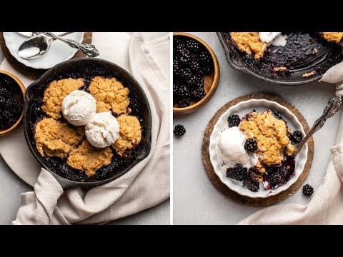 Vegan Blackberry Cobbler Recipe | Yummy Summer Dessert