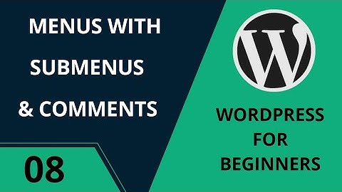 How to create Dropdown Menu with Submenus | WordPress tutorial for beginners in hindi | Part- 8