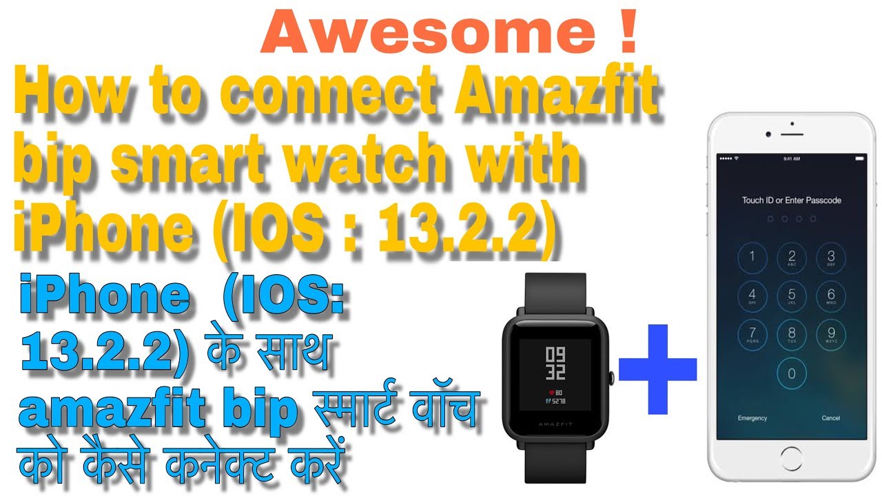 amazfit bip lite iphone