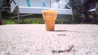 Ice Cream Cone explosion!