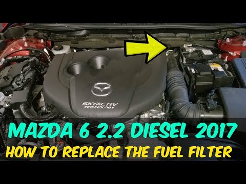 Замена топливного фильтра Mazda 6 2013--2018 годов — Как сделать своими руками