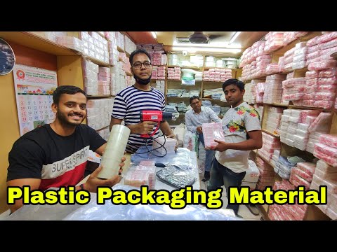 Packing materials wholesale market in #sadarbazar || Delhi plastic wholesale