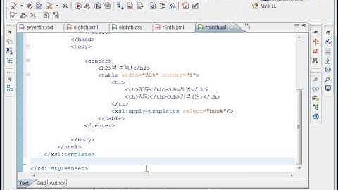 [5장 웹 프로그램과 XML] 5. 스타일 시트와 XSL (2)