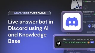 Live Answer Bot in Discord using LLM and Voiceflow Knowledge Base feature.