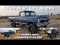 1974 High Boy - f250 - truck restoration - New Wheels and Tires - 35's on a stock high boy