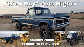 1974 High Boy - f250 - truck restoration - New Wheels and Tires - 35's on a stock high boy by CV customs 11,803 views 3 years ago 10 minutes, 52 seconds