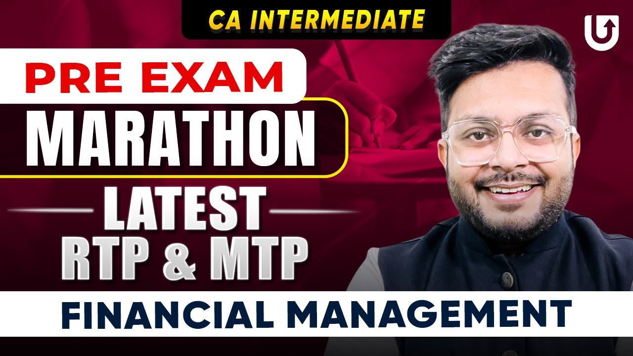 Financial Management CA Inter Latest RTP & MTP CA Inter 2024 CA
