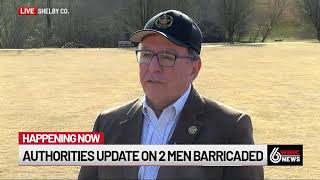 Update after 2 men barricaded in Shelby Co. home