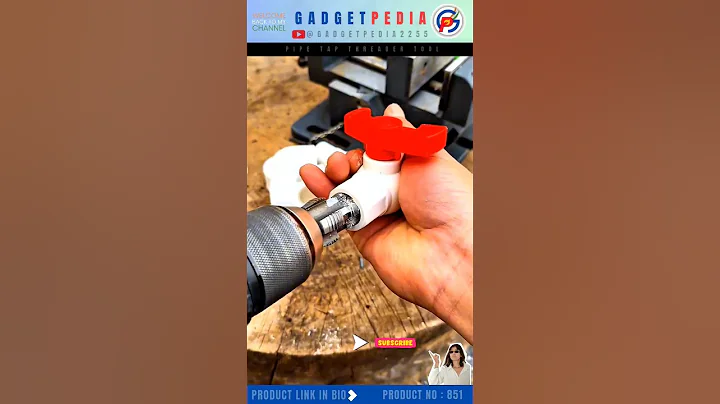 New Pipe Tap Threader Tool 😱 #shorts #youtubeshorts #ytshorts #threadedpipe