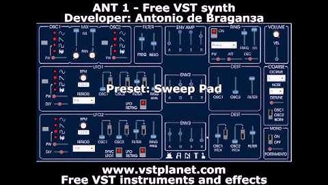 ANT1 - Free VST synth - vstplanet.com