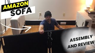 Is this Amazon sofa worth 500$ here is my assembly and review! #amazon #amazonreview #sofa
