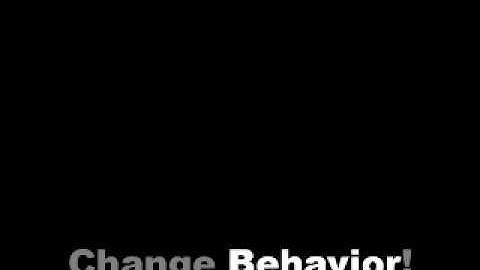 Shaping Behavior
