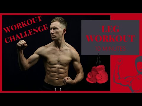At Home 10 Minute Leg Workout For Combat Sports