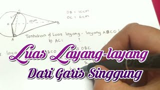 Grade 8 | Area of ​​a Kite Formed from Tangents to a Circle