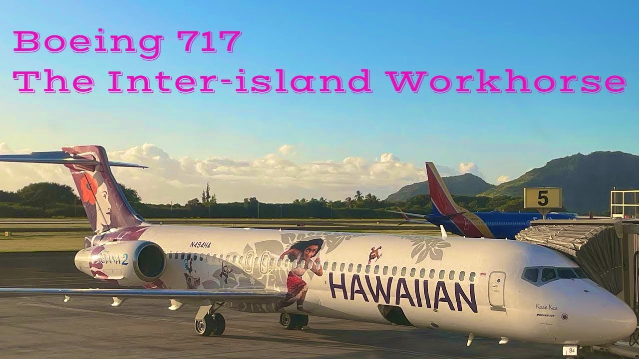 Kauai Lihue Airport (LIH) to Maui Kahului Airport (OGG) | Boeing 717-200 | Hawaiian Airlines 140