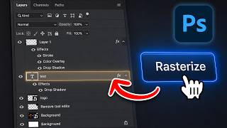 How To Rasterize A Layer In Photoshop