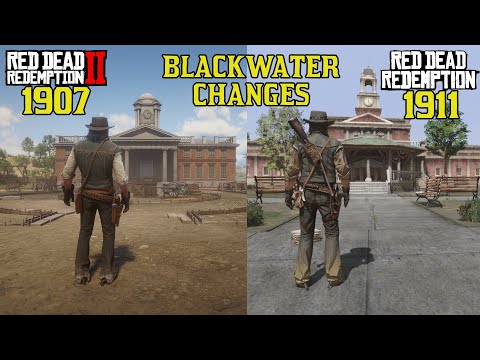 Video: Blackwater Dan Seterusnya: Red Dead Redemption 1/2 Dibandingkan Secara Langsung