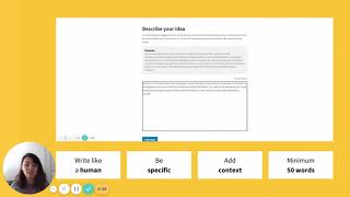 Tutorial How To Describe Your Idea On Isearch.ai